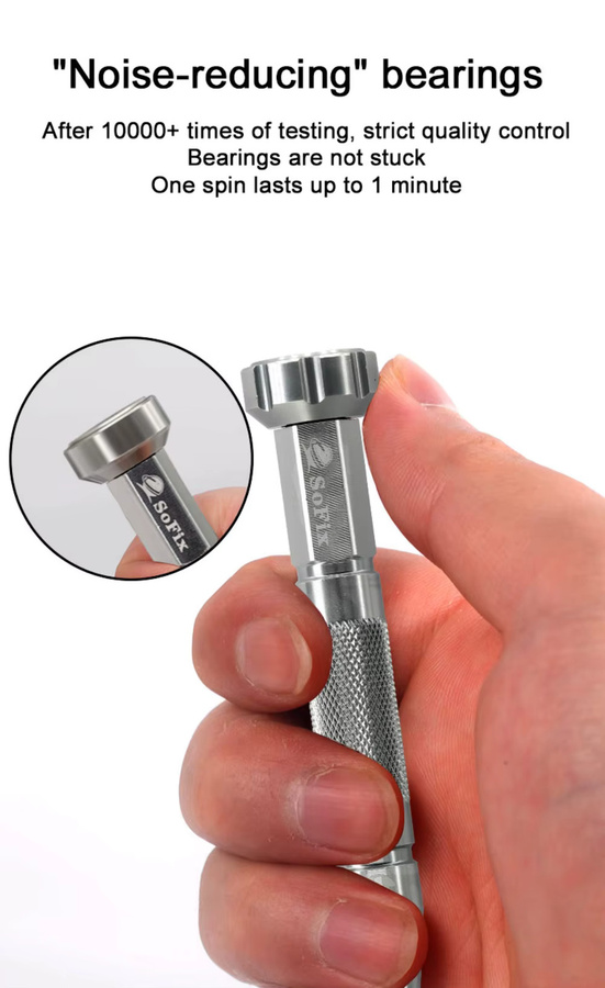 iinsumo S-003Max Präzisions-Schraubendreher-Set in Silber für MacBook, Android-Smartphones und Microsoft-Tablets zur Reparatur und Installation - Bild 2