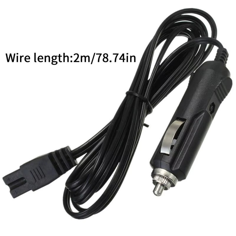 Verlängerungskabel für Auto-Gefrierschränke und Kühlboxen, 2 m, DC 12 V/24 V, Schwarz - Bild 6