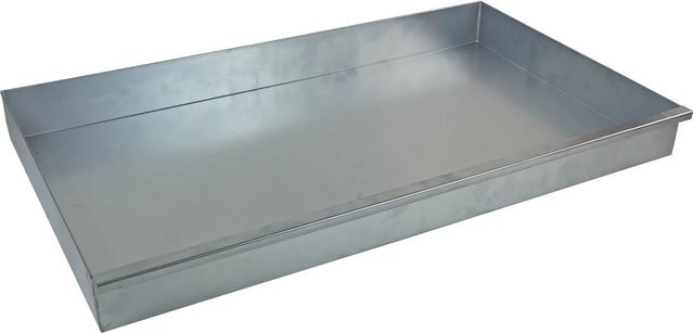 PROREGAL Auffangwanne für Gefahrstoffschrank, verzinkt, silber, H x B x T: 8 x 84,5 x 49 cm, 33 Liter - Bild 1
