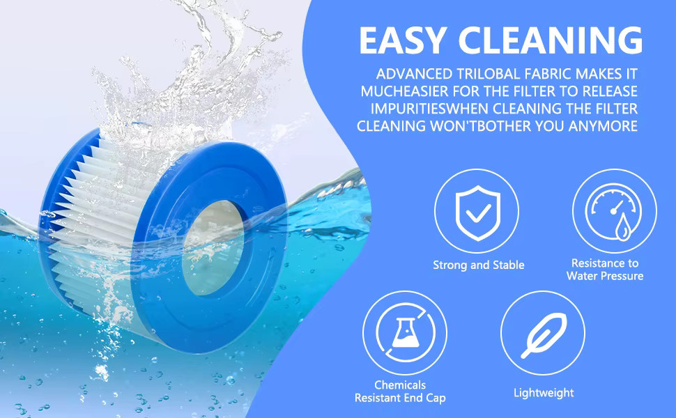 Intex Filterkartusche Typ VI für Flowclear und Lay-Z-Spa, Blau - Bild 3