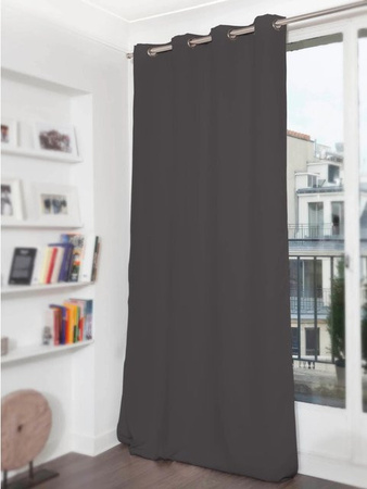 Moondream Lärmschutzvorhang mit Wärmeschutz in Dunkelgrau, Höhe: 260 cm, Breite: 145 cm