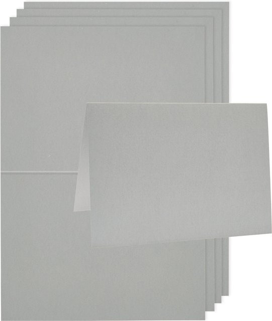 Rico Design Paper Poetry Luxury Karten A6 in Graphite - Bild 1