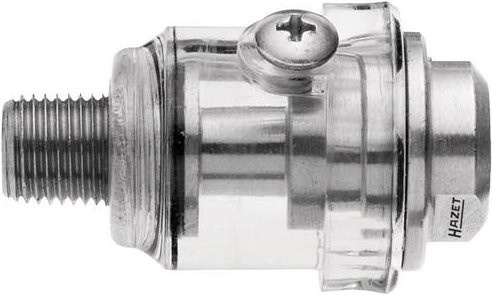 Hazet Mini-Öler 9070N-1 zur Wartung von Druckluftwerkzeugen in Silber und Transparent - Bild 1