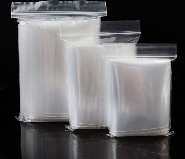 Louleur Transparente Plastiktüten mit Reißverschluss, Wiederverwendbare Aufbewahrungstaschen für Schmuck, Fotokarten und Lebensmittel - Bild 1