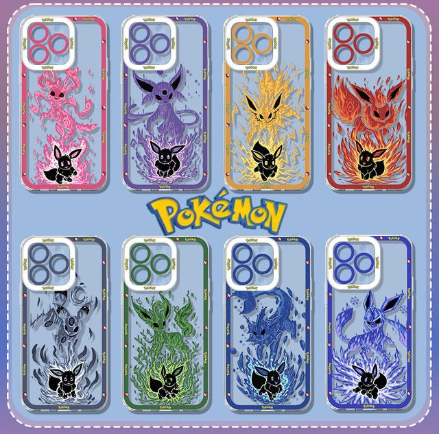 Pokémon Eevee Handyhülle für Samsung Galaxy A-Serie, Transparent, Bandai - Bild 1
