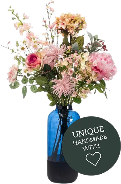 Künstlicher XL Blumenstrauß Theresa von Aplanta, gemischte Blumen für den Tisch, Höhe: 89 cm - Bild 1