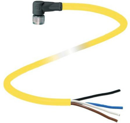Pepperl+Fuchs 456523 Sensor-Aktor-Steckverbinder konfektioniert gelb 4-polig Länge: 5 m - Bild 1