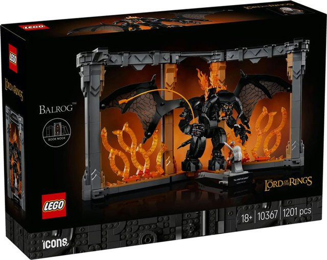 LEGO Der Herr der Ringe Balrog Bücherstütze Konstruktionsspielzeug 18+ - Bild 2