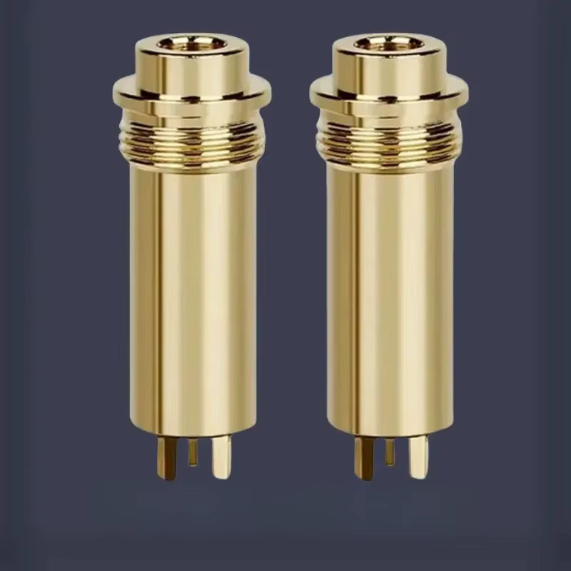 HEDANP Audio-Buchse 4,4 mm 5-polige Balance-Schnittstelle für Kopfhörer in Gold zum Löten - Bild 1