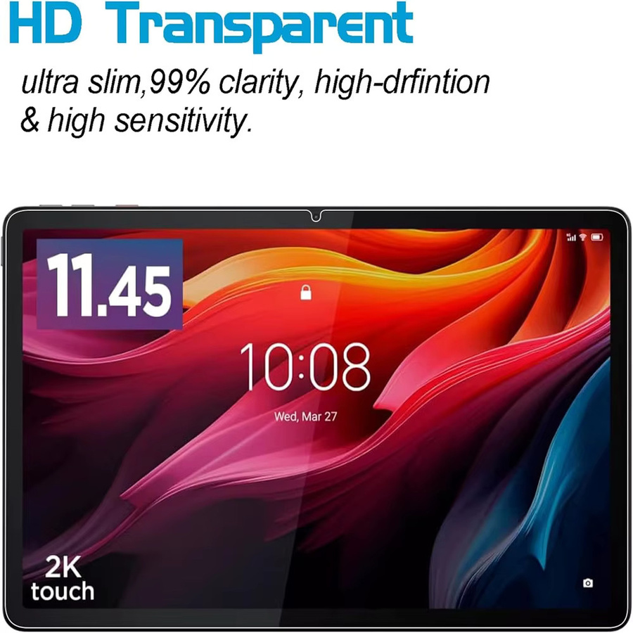 Gehärtete Glas Displayschutzfolie für Lenovo Tab K11 Plus 11,45 Zoll 2024 TB352FU, transparent - Bild 5