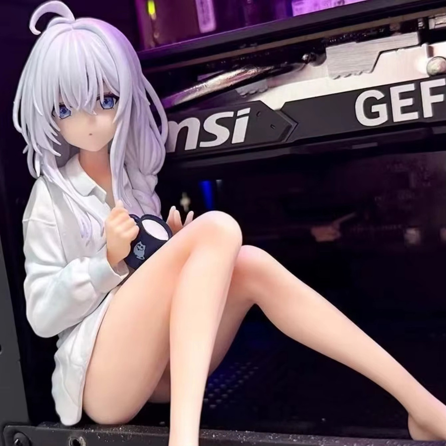 Bandai Anime Elaina Mädchenfigur, 11cm, blau, Kunststoff - Bild 3
