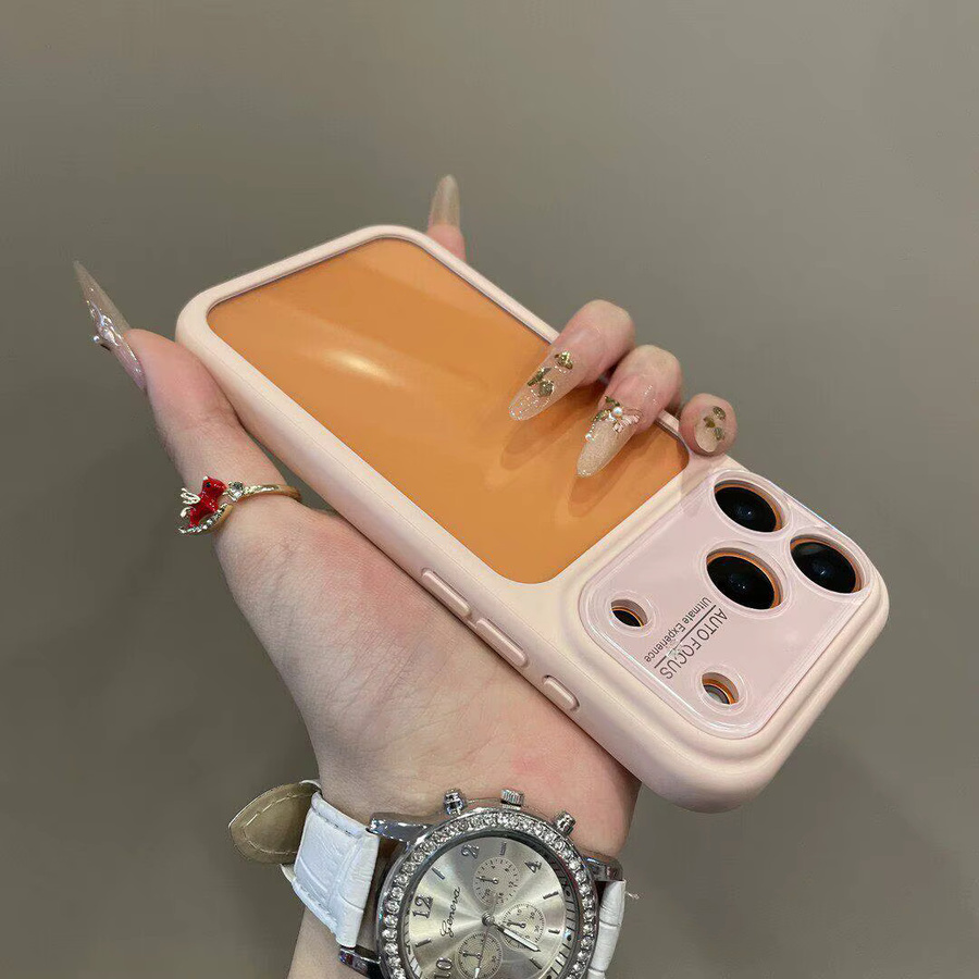 Loobival Stoßfeste Handyhülle mit Kameraschutz für iPhone 15, iPhone 16 und iPhone 17 Pro Max in Transparent, Schwarz oder Pink - Bild 1