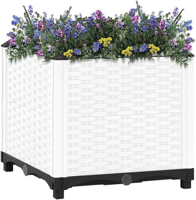 vidaXL Hochbeet aus Polypropylen B/T/H: 40 x 40 x 38 cm - Bild 1