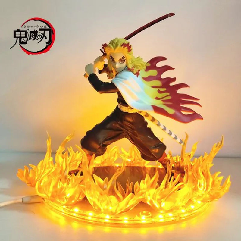 Bandai Anime Figur Dämon Slayer Rengoku Kyoujurou aus PVC, mehrfarbig, Höhe: 21 cm - Bild 1