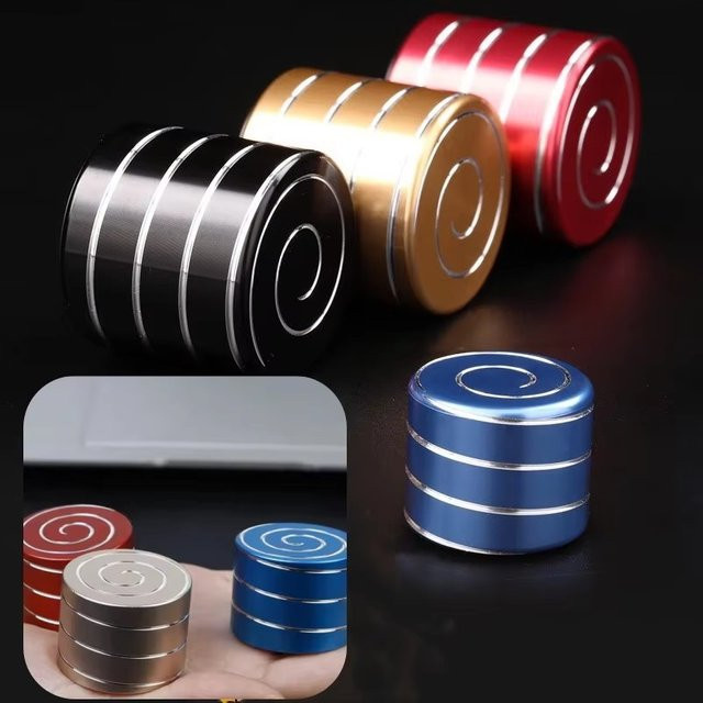 Meade Zylindrisches Gyroskop, Desktop Finger Spielzeug, 1-teiliges Set - Bild 1