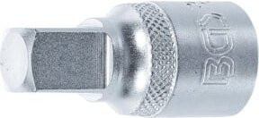 BGS Öldienstschlüssel aus Chrom-Vanadium mit 1/2 Zoll Antrieb Innenvierkant und 12 mm Abtrieb Innenvierkant in Silber - Bild 1