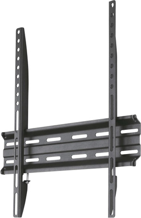 Hama Wandhalterung aus Stahl in Schwarz, B/H: 400 x 400 mm, Lochabstand: 75 x 75 mm