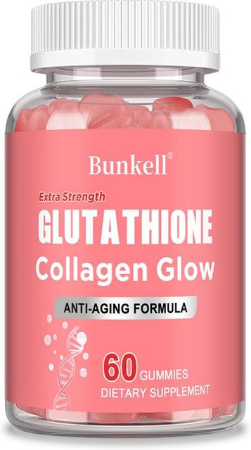 Bunkell Glutathion Kollagen Nahrungsergänzungsmittel, 60 Gummibärchen, Unisex - Bild 1