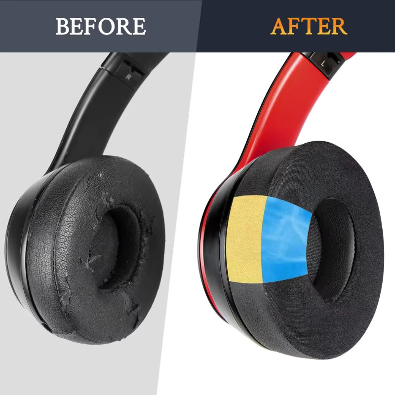 Kühlgel-Ersatz-Ohrpolster für Beats Solo 2 und Solo 3 Wireless Kopfhörer in Schwarz mit zusätzlicher Dicke - Bild 4