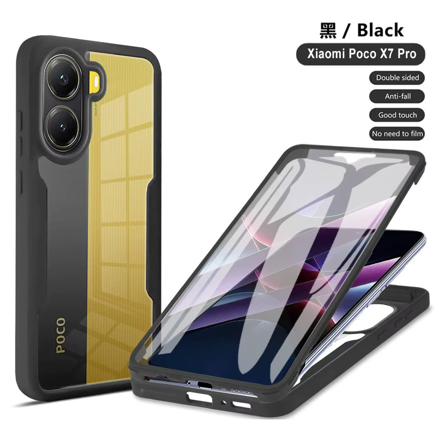 360 Grad Vollständiger Displayschutz und Transparente Ott-Box Hülle für Xiaomi Poco X8 Pro Max X7 F8 Ultra F7 M8 M7 Pro Redmi Turbo 5 5 Max - Bild 5