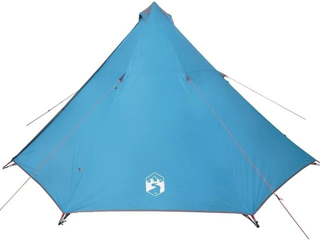 Furnicato Familienzelt Tipi Blau B/T/H: 400 x 400 x 200 cm - Bild 1