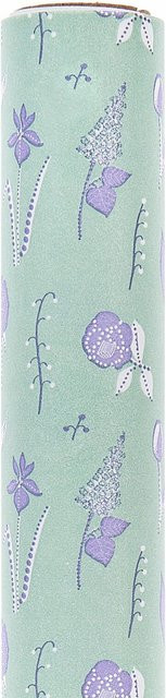 Rico Design Geschenkpapier Blumenwiese in Grün - Bild 1
