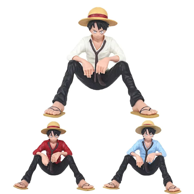 TAKARA TOMY One Piece Anime Figur Luffy mit veränderbarem Gesicht, mehrfarbig, Höhe: 10 cm - Bild 6