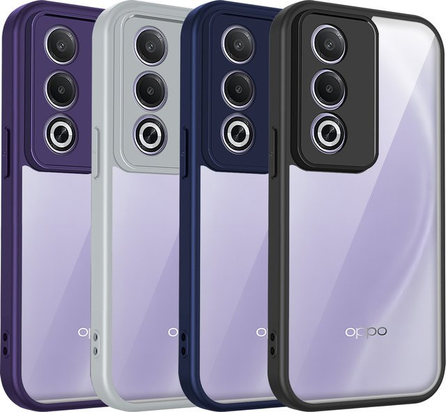 Stoßfeste Silikon-Handyhülle für Oppo A3 5G Jap CPH2639 in Transparent Matt mit Luftkissen-Schutz - Bild 1