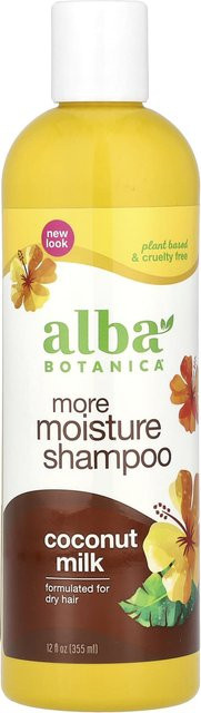 Alba Botanica Shampoo Kokosnussmilch, 355 ml, Trockenes Haar - Bild 1