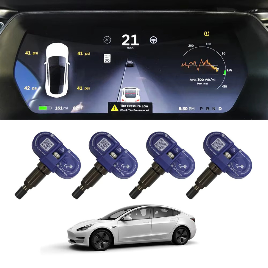 4 Stück Bluetooth Reifendrucküberwachungssensoren TPMS für Tesla Model 3, Y, S, X (2020-2024) und Model Y Juniper (2025) 1490701-00-B 1490701-01-B 1490701-01-C - Bild 3