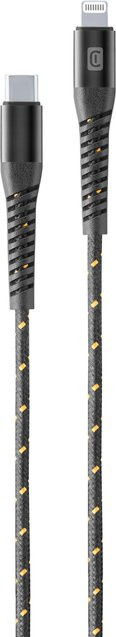 Tetraforce USB Typ-C auf Apple Lightning Datenkabel, Schwarz, 2m - Bild 1
