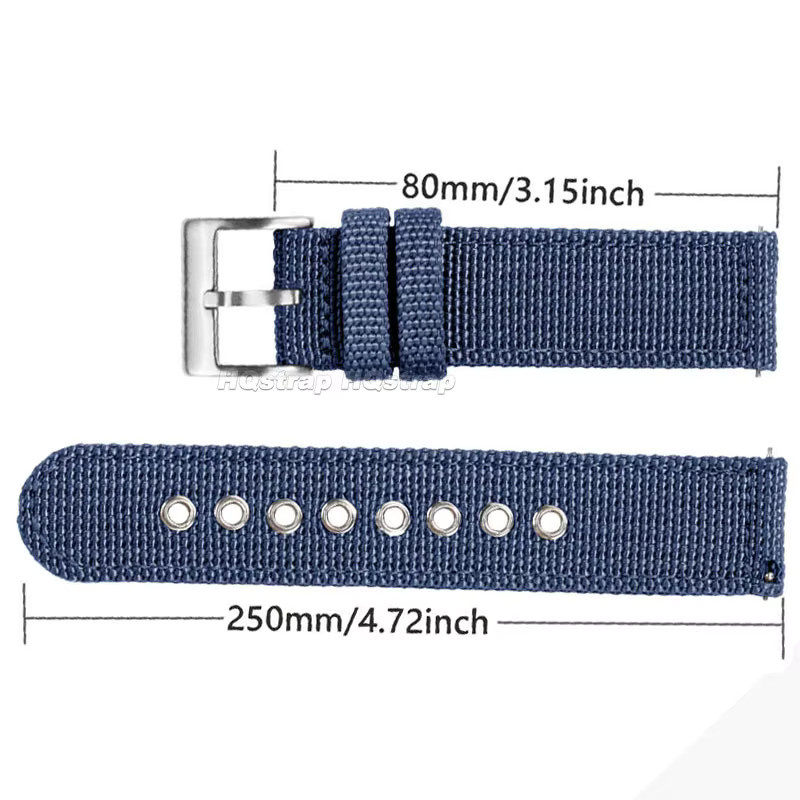HQstrap Uhrenarmband Nylon, Canvas, Unisex - Bild 2