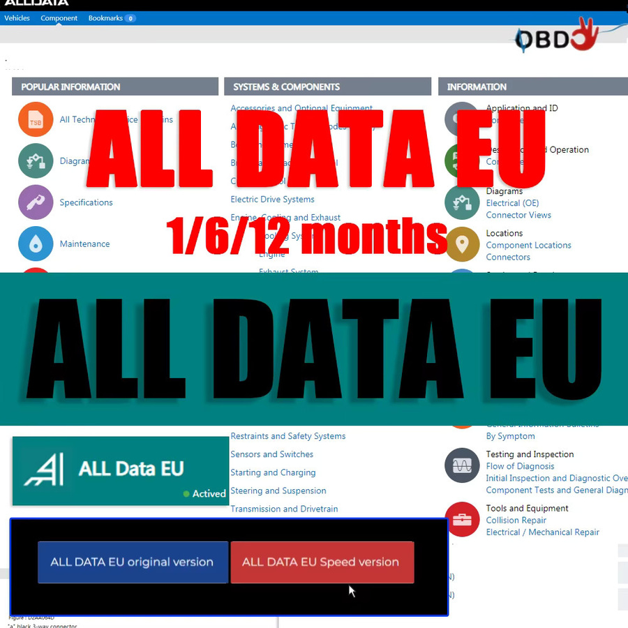 Alldata EU Online-Konto 2026: Kfz-Reparatursoftware Vollversion mit Schaltplänen und Fahrzeugdaten für Mobile und PC - Bild 3