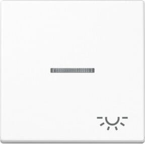 Jung Wippe Symbol Licht weiß für Kontrollschalter A 590 KO5L WW - Bild 1