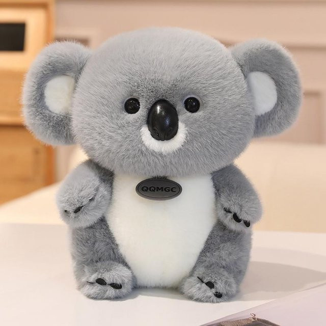 BC Pet Supplies Koala Plüschtier, Grau, 23cm - Bild 1