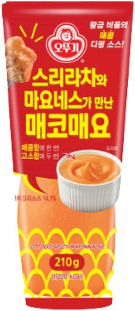 Ottogi Sriracha Mayo Koreanische Scharfe Mayonnaise 210 g - Bild 1
