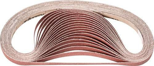 PFERD Schleifband Körnung 80, 100er Pack, B/L: 12 mm x 610 mm, braun - Bild 1