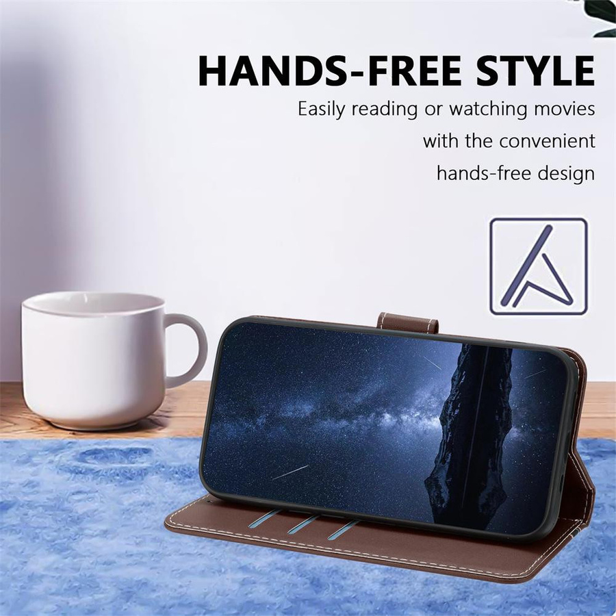 Premium Leder Klappbrieftasche Handyhülle für Samsung Galaxy A55 A35 A25 A15 A05 A56 A36 A26 A16 A06 A57 A37 A17 A07 A05s - Bild 4