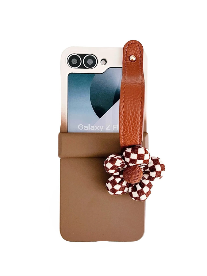 Stoßfeste Flip-Handyhülle mit Farbverlaufsarmband und Scharnierschutz für Motorola Razr 60 Pro, 50 und 40 Ultra - Bild 3