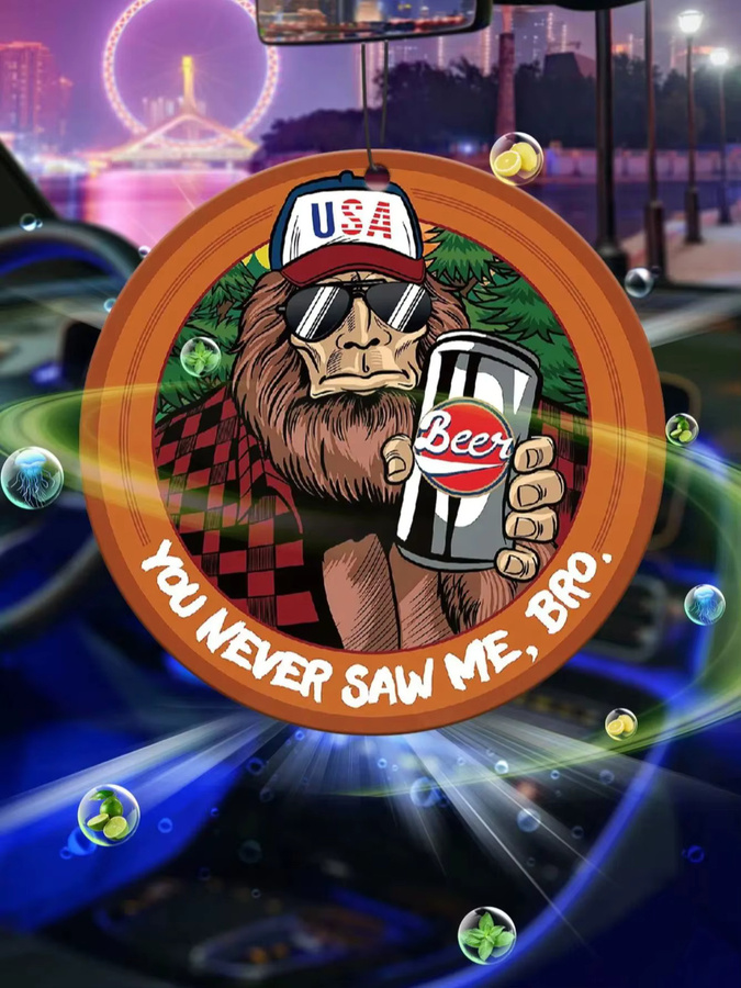 American Bigfoot Beer Brothers Bahamian Sea Breeze Auto-Lufterfrischer - Bild 6