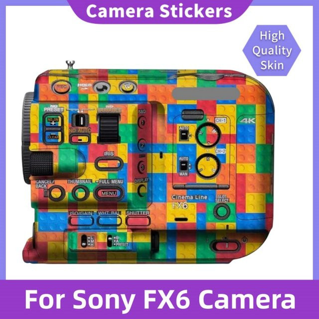 Sony FX6 Kamera Schutzfolie Vinyl Wrap Film in Multicolour für ILME-FX6VK und ILME-FX6 - Bild 1