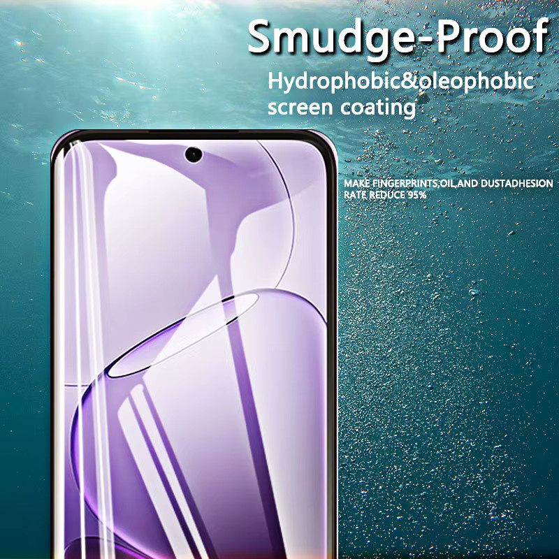 Displayschutzfolie aus gehärtetem Glas für Oppo A6x 5G, transparent, kratzfest und case-freundlich - Bild 2