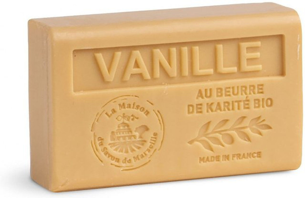 La Maison du Savon de Marseille Provence Seife Vanille mit Karité in Beige, 125g - Bild 1