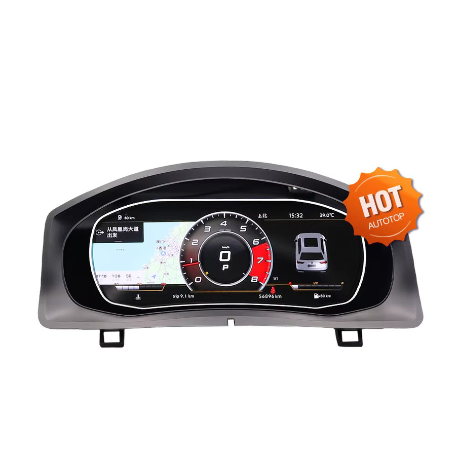 AUTOTOP 10,25 Zoll LCD Digital Dashboard mit Carplay für VW Tiguan, Amarok, Caddy, Polo, Scirocco, T-Roc, T-Cross, Jetta, Transporter und EOS in Schwarz - Bild 5