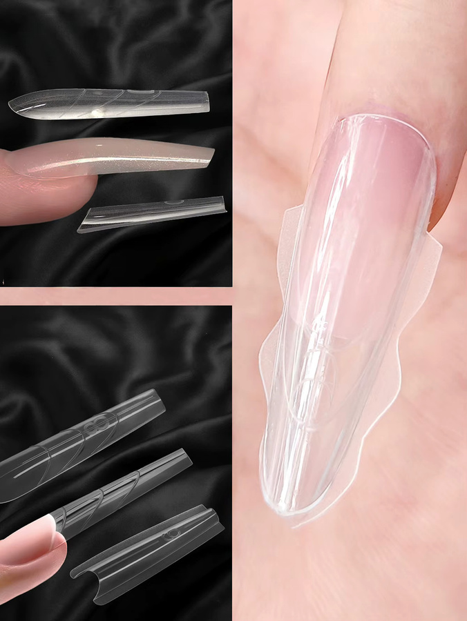 klimonla Nagelverlängerung Set, 180 Stück, Unisex - Bild 2