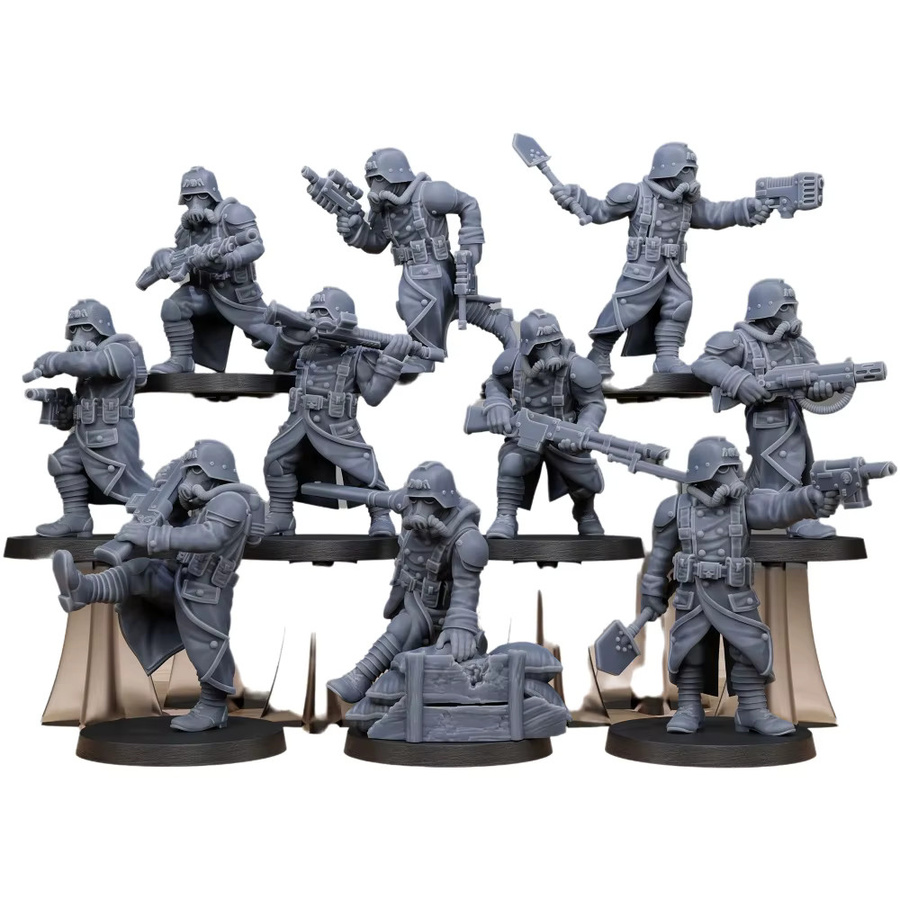 GrimGuard Shovel Trenches, Miniatur, Zubehör, Grau - Bild 2