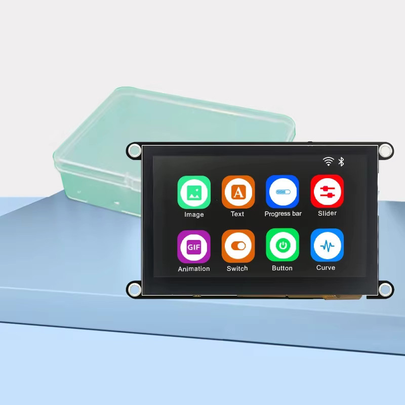QSZNTEC ESP32-S3 LCD-Anzeigemodul mit 4,3 Zoll IPS kapazitivem Touchscreen, 8M PSRAM, 4M FLASH, WiFi und Bluetooth, Schwarz - Bild 2
