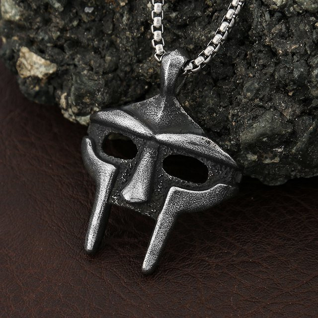 NORTHMAN Anhänger Halskette, Edelstahl, Silber, Vintage, Unisex - Bild 1