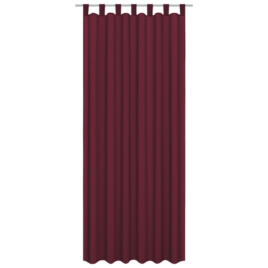 Sensation Schlaufenvorhang in Burgund, transparent, B: 140 cm, H: 235 cm - Bild 2