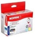 Kores Tinten-Multi-Pack für Brother DCP-J525W und MFC-J5910DW, Set mit 4 Patronen in Schwarz, Cyan, Magenta und Gelb, je 18 ml - Bild 1